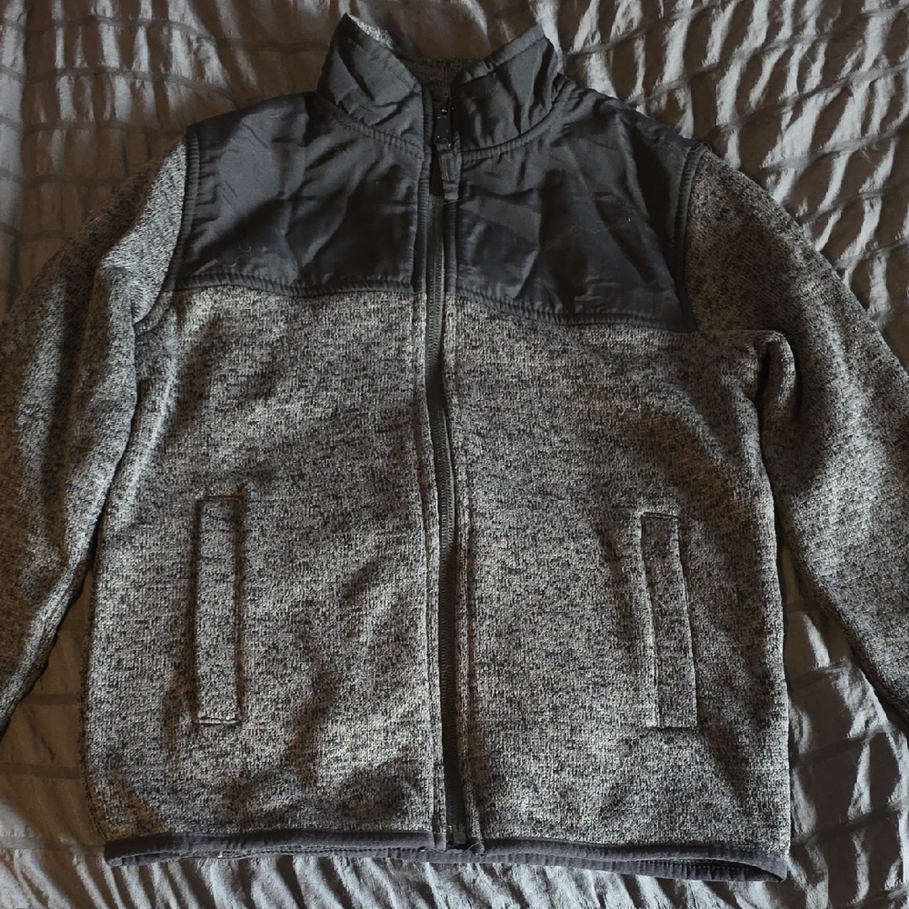 Place Gray and Black Kids Sweatshirt